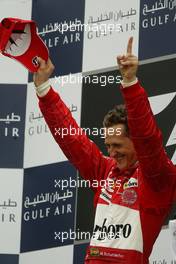 04.04.2004 Manama, Bahrain, F1, Sunday, April, Michael Schumacher, GER, Ferrari, Formula 1 World Championship, Rd 3, Bahrain Grand Prix, BHR