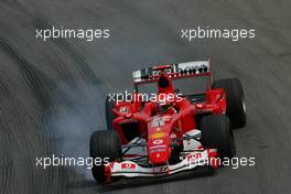 22.10.2004 Interlagos, Brazil, F1, Friday, October, Michael Schumacher, GER, Scuderia Ferrari Marlboro, F2004, Action, Track - Formula 1 World Championship, Rd 18, Brazilian Grand Prix, BRA, Brazil, Practice
