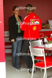 22.10.2004 Interlagos, Brazil, F1, Friday, October, Corina Schumacher, GER, Corinna, wife of Michael Schumacher - Formula 1 World Championship, Rd 18, Brazilian Grand Prix, BRA, Brazil