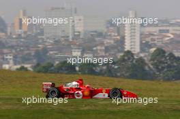 22.10.2004 Interlagos, Brazil, F1, Friday, October, Michael Schumacher, GER, Scuderia Ferrari Marlboro, F2004, Action, Track - Formula 1 World Championship, Rd 18, Brazilian Grand Prix, BRA, Brazil, Practice