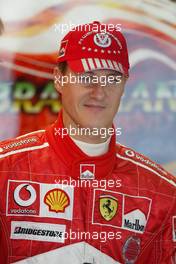 22.10.2004 Interlagos, Brazil, F1, Friday, October, Michael Schumacher, GER, Scuderia Ferrari Marlboro, F2004, Pitlane, Box, Garage - Formula 1 World Championship, Rd 18, Brazilian Grand Prix, BRA, Brazil