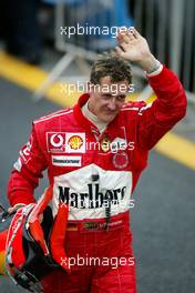 24.10.2004 Interlagos, Brazil, F1, Sunday, October, Michael Schumacher, GER, Ferrari - Formula 1 World Championship, Rd 18, Brazilian Grand Prix, BRA, Brazil, Podium