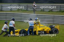 24.10.2004 Interlagos, Brazil, F1, Sunday, October, Nick Heidfeld, GER, Jordan - Formula 1 World Championship, Rd 18, Brazilian Grand Prix, BRA, Brazil, Race