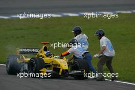 24.10.2004 Interlagos, Brazil, F1, Sunday, October, Nick Heidfeld, GER, Jordan - Formula 1 World Championship, Rd 18, Brazilian Grand Prix, BRA, Brazil, Race