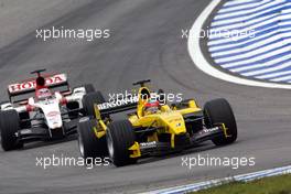 23.10.2004 Interlagos, Brazil, F1, Saturday, October, Timo Glock, GER, Jordan, EJ14, Pitlane, Action, Track - Formula 1 World Championship, Rd 18, Brazilian Grand Prix, BRA, Brazil, Practice
