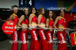 24.10.2004 Interlagos, Brazil, F1, Sunday, October, Shell girls - Formula 1 World Championship, Rd 18, Brazilian Grand Prix, BRA, Brazil