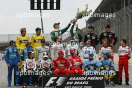 24.10.2004 Interlagos, Brazil, F1, Sunday, October, "donkey" from www.donkeydoesf1.co.uk - Formula 1 World Championship, Rd 18, Brazilian Grand Prix, BRA, Brazil