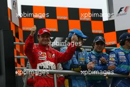 24.10.2004 Interlagos, Brazil, F1, Sunday, October, Rubens Barrichello, BRA, Ferrari - Formula 1 World Championship, Rd 18, Brazilian Grand Prix, BRA, Brazil