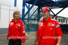 21.10.2004 Interlagos, Brazil, F1, Thursday, October, Michael Schumacher, GER, Ferrari - Formula 1 World Championship, Rd 18, Brazilian Grand Prix, BRA, Brazil