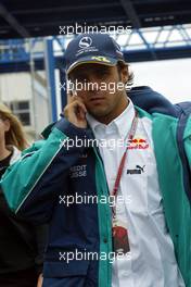 21.10.2004 Interlagos, Brazil, F1, Thursday, October, Felipe Massa, BRA, Sauber - Formula 1 World Championship, Rd 18, Brazilian Grand Prix, BRA, Brazil