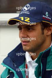 21.10.2004 Interlagos, Brazil, F1, Thursday, October, Felipe Massa, BRA, Sauber - Formula 1 World Championship, Rd 18, Brazilian Grand Prix, BRA, Brazil