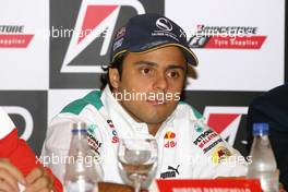 21.10.2004 Interlagos, Brazil, F1, Thursday, October, Felipe Massa, BRA, Sauber in a Bridgestone press conference  - Formula 1 World Championship, Rd 18, Brazilian Grand Prix, BRA, Brazil