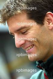 21.10.2004 Interlagos, Brazil, F1, Thursday, October, Mark Webber, AUS, Jaguar - Formula 1 World Championship, Rd 18, Brazilian Grand Prix, BRA, Brazil