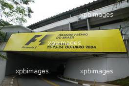 21.10.2004 Interlagos, Brazil, F1, Thursday, October, The Grand Prix comes to Sao Paulo - Formula 1 World Championship, Rd 18, Brazilian Grand Prix, BRA, Brazil