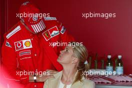21.10.2004 Interlagos, Brazil, F1, Thursday, October, Michael Schumacher, GER, Ferrari and Corina Schumacher, GER, Corinna, wife of Michael Schumacher - Formula 1 World Championship, Rd 18, Brazilian Grand Prix, BRA, Brazil