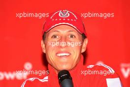 21.10.2004 Interlagos, Brazil, F1, Thursday, October, Michael Schumacher, GER, Ferrari in a Shell press conference - Formula 1 World Championship, Rd 18, Brazilian Grand Prix, BRA, Brazil