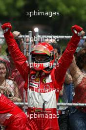 13.06.2004 Montreal, Canada, F1, Sunday, June, Michael Schumacher, GER, Ferrari - Formula 1 World Championship, Podium, Rd 8, Canadian Grand Prix, Canada, CAN