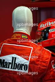 24.09.2004 Shanghai, China, F1, Friday, September, Michael Schumacher, GER, Scuderia Ferrari Marlboro, F2004, Pitlane, Box, Garage - Formula 1 World Championship, Practice, Rd 16, Chinese Grand Prix, CHN, China