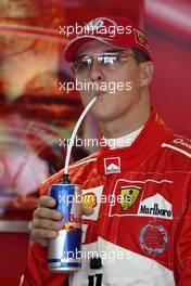 24.09.2004 Shanghai, China, F1, Friday, September, Michael Schumacher, GER, Ferrari - Formula 1 World Championship, Practice, Rd 16, Chinese Grand Prix, CHN, China