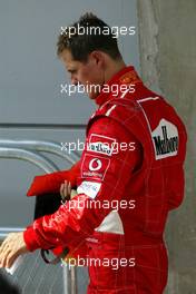 25.09.2004 Shanghai, China, F1, Saturday, September, Michael Schumacher, GER, Ferrari - Formula 1 World Championship,  Qualifying, Rd 16, Chinese Grand Prix, CHN, China