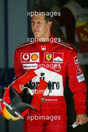 25.09.2004 Shanghai, China, F1, Saturday, September, Michael Schumacher, GER, Ferrari - Formula 1 World Championship,  Qualifying, Rd 16, Chinese Grand Prix, CHN, China