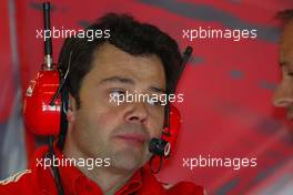 07.05.2004 Barcelona, Spain, F1, Friday, May, Gabrielle delli Colli, ITA, Ferrari race engineer - Formula 1 World Championship, Rd 5, Marlboro Spanish Grand Prix,  ESP