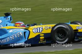 07.05.2004 Barcelona, Spain, F1, Friday, May, Fernando Alonso, ESP, Mild Seven Renault F1 Team, R24, Action, Track - Formula 1 World Championship, Rd 5, Marlboro Spanish Grand Prix,  ESP