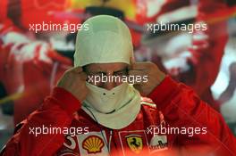 07.05.2004 Barcelona, Spain, F1, Friday, May, Michael Schumacher, GER, Scuderia Ferrari Marlboro, F2004, Pitlane, Box, Garage - Formula 1 World Championship, Rd 5, Marlboro Spanish Grand Prix,  ESP
