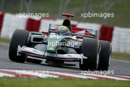 07.05.2004 Barcelona, Spain, F1, Friday, May, Mark Webber, AUS, Jaguar - Formula 1 World Championship, Rd 5, Marlboro Spanish Grand Prix,  ESP