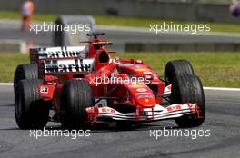 09.05.2004 Barcelona, Spain, F1, Sunday, May, Michael Schumacher, GER, Scuderia Ferrari Marlboro, F2004, Action,  Track - Formula 1 World Championship, Rd 5, Marlboro Spanish Grand Prix Race, ESP