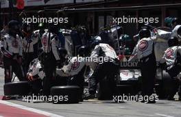 09.05.2004 Barcelona, Spain, F1, Sunday, May, Takuma Sato, JPN, Lucky Strike BAR Honda, BAR006, Action, Track   - Formula 1 World Championship, Rd 5, Marlboro Spanish Grand Prix Race, ESP