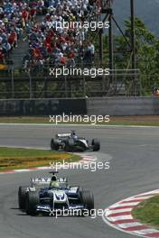 09.05.2004 Barcelona, Spain, F1, Sunday, May, Ralf Schumacher, GER, BMW WilliamsF1 Team, FW26, Action, Track - Formula 1 World Championship, Rd 5, Marlboro Spanish Grand Prix Race, ESP