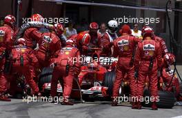 09.05.2004 Barcelona, Spain, F1, Sunday, May, Michael Schumacher, GER, Scuderia Ferrari Marlboro, F2004, Action, Track   - Formula 1 World Championship, Rd 5, Marlboro Spanish Grand Prix Race, ESP