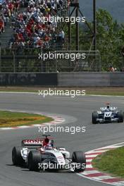 09.05.2004 Barcelona, Spain, F1, Sunday, May, Takuma Sato, JPN, Lucky Strike BAR Honda, BAR006, Action, Track - Formula 1 World Championship, Rd 5, Marlboro Spanish Grand Prix Race, ESP
