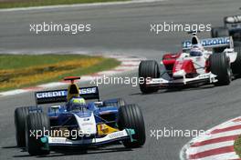 09.05.2004 Barcelona, Spain, F1, Sunday, May, Giancarlo Fisichella, ITA, Sauber, C23, Action, Track - Formula 1 World Championship, Rd 5, Marlboro Spanish Grand Prix Race, ESP