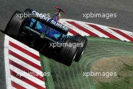 08.05.2004 Barcelona, Spain, F1, Saturday, May, Giancarlo Fisichella, ITA, Sauber, C23, Action, Track - Formula 1 World Championship, Rd 5, Marlboro Spanish Grand Prix Practice, ESP