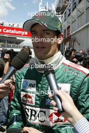 08.05.2004 Barcelona, Spain, F1, Saturday, May, Mark Webber, AUS, Jaguar - Formula 1 World Championship, Rd 5, Marlboro Spanish Grand Prix Qualifying,  ESP