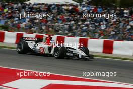 08.05.2004 Barcelona, Spain, F1, Saturday, May, Jenson Button, GBR, Lucky Strike BAR Honda, BAR006, Action, Track  - Formula 1 World Championship, Rd 5, Marlboro Spanish Grand Prix Qualifying,  ESP