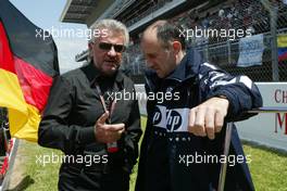 09.05.2004 Barcelona, Spain, F1, Sunday, May, Willi Weber, GER, Driver - Manager, Portrait, and Franz Tost (BMW) - Formula 1 World Championship, Rd 5, Marlboro Spanish Grand Prix,  ESP