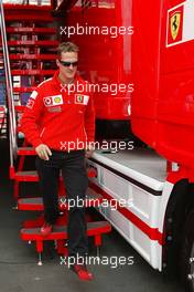 28.05.2004 Nuerburg, Germany F1, Friday, May, Michael Schumacher, GER, Ferrari - Formula 1 World Championship, Rd 7, European Grand Prix,  Nürburgring, Nürburg, GER