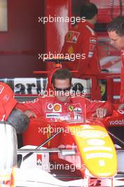 28.05.2004 Nuerburg, Germany F1, Friday, May, Michael Schumacher, GER, Scuderia Ferrari Marlboro, F2004, Pitlane, Box, Garage - Formula 1 World Championship, Rd 7, European Grand Prix,  Nürburgring, Nürburg, GER