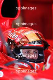 29.05.2004 Nuerburg, Germany F1, Saturday, May, Michael Schumacher, GER, Scuderia Ferrari Marlboro, F2004, Pitlane, Box, Garage - Formula 1 World Championship, Rd 7, European Grand Prix, Practice, Nürburgring, Nürburg, GER