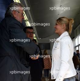 29.05.2004 Nuerburg, Germany F1, Saturday, May, Willi Weber, GER, Driver - Manager, Portrait, Corina Schumacher, GER, Corinna, wife of Michael Schumacher, Portrait - Formula 1 World Championship, Rd 7, European Grand Prix,  Nürburgring, Nürburg, GER