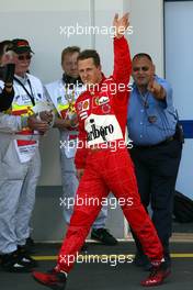 29.05.2004 Nuerburg, Germany F1, Saturday, May, Michael Schumacher, GER, Ferrari, Portrait - Formula 1 World Championship, Rd 7, European Grand Prix, Qualifying, Nürburgring, Nürburg, GER