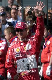 05.09.2004  Nürburg, Germany, Ferrari Racingdays, Nürburgring, Michael Schumacher, GER, Ferrari