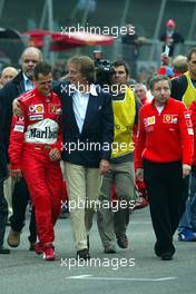 31.10.2004 Monza, Italy, Ferrari Maserati World Finals at the Autodromo Nazionale di Monza, Michael Schumacher, GER, Ferrari, Luca di Montezemolo, ITA, Ferrari, President, Chairman & Managing Director, Jean Todt, FRA, Ferrari, Teamchief, General Manager, GES, Portrait