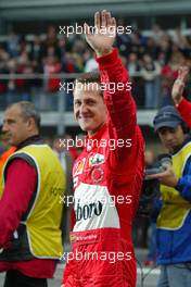 31.10.2004 Monza, Italy, Ferrari Maserati World Finals at the Autodromo Nazionale di Monza, Michael Schumacher, GER, Ferrari