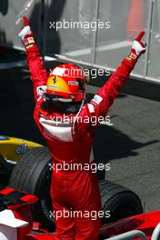 04.07.2004 Magny Cours, France, F1, Sunday, July, Park Ferme, Michael Schumacher, GER, Ferrari - Formula 1 World Championship, Race, Rd 10, Grand Prix de France, Circuit Nevers, FRA