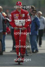 03.07.2004 Magny Cours, France, F1, Saturday, July, Michael Schumacher, GER, Ferrari - Formula 1 World Championship, Rd 10, Grand Prix de France, Circuit Nevers, FRA