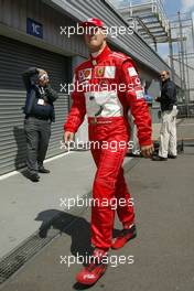 10.07.2004 Silverstone, England, F1, Saturday, July, Michael Schumacher, GER, Ferrari - Formula 1 World Championship, Rd 11, British Grand Prix, Silverstone, GBR